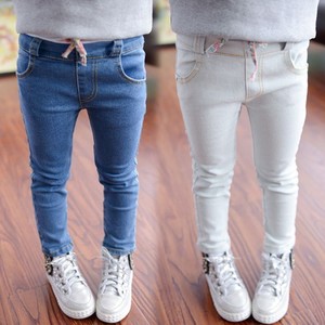 Leggings sin costuras para niña, diseño de pantalones <span class=keywords><strong>vaqueros</strong></span> finos para niño, compra a granel en China - Product Image 1