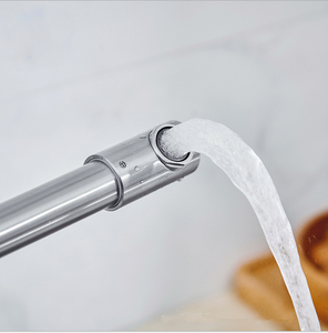 Robinet de cuisine rétractable pliable à bec pivotant, <span class=keywords><strong>mitigeur</strong></span> d'évier à poignée unique - Product Image 3