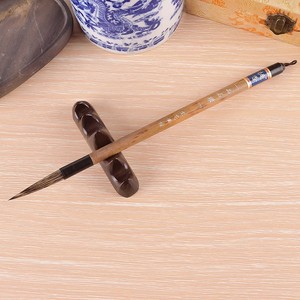 Écriture chinoise brosse ensemble, Manche en bois et poils de blaireau pinceau de calligraphie, Brosse d'encre stylo - Product Image 1