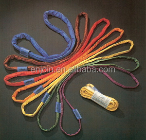 ENJOIN 라운드 탄성 슬링 호주 표준 4497 안전 계수 7:1 폴리 에스터 웨빙 리프팅 슬링 - Product Image 3