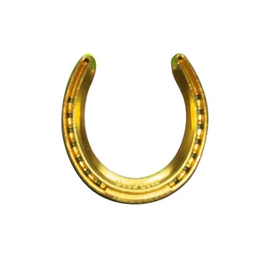 Factory Race Golden Horse Shoes Electroplate Horseshoes