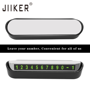 Targa Temporanea per Parcheggio Jiiker Personalizzata, Semplice, di Alta Qualità, Durevole, in Plastica Nera con Numero di Telefono per Auto - Product Image 2