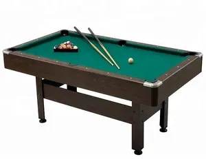 Precio más barato de 7 pies mesa de billar Snooker mdf cama mesa de billar fácil de montar