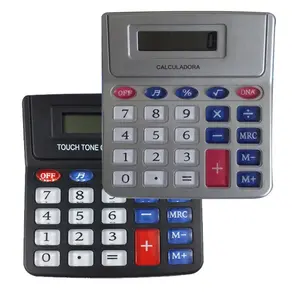 Transparent buttons desktop electronic calculator 268A