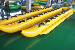 Barco de juguete inflable de agua barato 5 personas 8 personas o 12 personas portátil 0,9mm Lona de PVC deportes acuáticos bote de plátano inflable - Product Image 3
