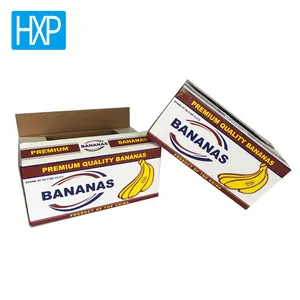 香蕉水果包装纸箱免费样品纸板箱定制形状纸板箱接受，接受偏移CMYK