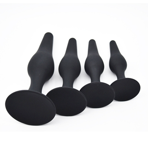 フルシリコンバットプラグ大人の大人のおもちゃ女性のアナルセックスプラグ - Product Image 2