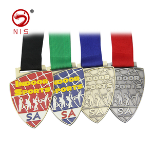 Custom logo design colorful shape awards medal gold bronze silver metal crafts medal - Product Image 6