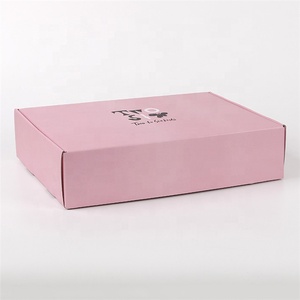 De Lujo oem reciclable logotipo personalizado impreso de cartón plegable de la caja de regalo de papel de embalaje de caja de correo <span class=keywords><strong>para</strong></span> el envío - Product Image 2