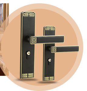 Đơn Giản Phong Cách An Ninh Hợp Kim Rẻ Hơn Cửa Khóa Tay Cầm Chìa Khóa - Product Image 1