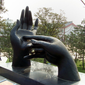 Sculture Decorative del giardino delle belle mani di <span class=keywords><strong>buddha</strong></span> della statua d'ottone del mestiere decorativo - Product Image 2