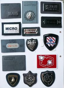 Jeans Leder patches mit Metalle tikett, benutzer definierte Jeans Leder patches - Product Image 6