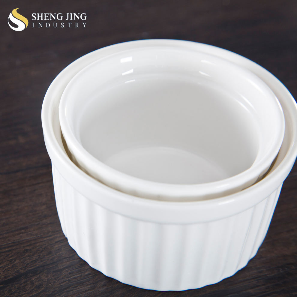 Custom Ceramic Ramekin Bowls Microwave Safe Durable
