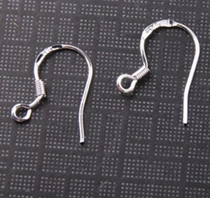 Wholesale Ss 925 <strong>Earrings</strong> French Ear <strong>Hooks</strong> Sterling Silver Jewellery Hanging French <strong>Earring</strong> <strong>Hook</strong> - Product Image 5