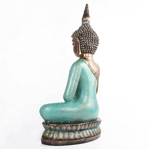 Estatua de Buda Tailandés en Meditación Global, de Resina, Sentado en Trono, Decoración de Mesa, Gran Venta - Product Image 6