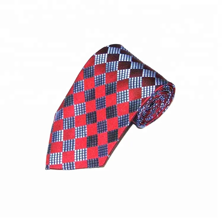 Индивидуальный высококачественный красный шелковый галстук для костюма