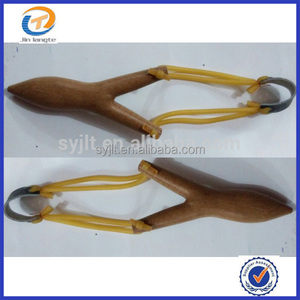 Equipo de caza al aire libre de goma <span class=keywords><strong>tirachinas</strong></span> de madera - Product Image 2