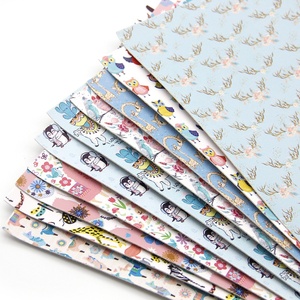 10 Cái/bộ Động Vật In Hồng Faux Vinyl Da Sheet Set 82114 - Product Image 4