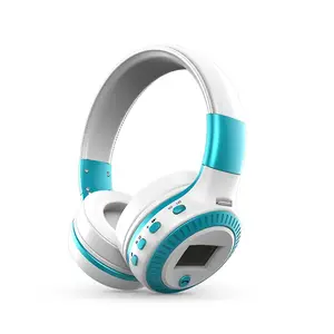 High Bass Wireless Stereo Bluetooth Headphones with Mic TF Slot and FM Radio Zealot B19