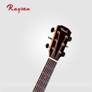 Guitare acoustique en forme de OM, vente chaude <span class=keywords><strong>2018</strong></span>, guitare acoustique à dos rond en koa, fabrication d'usine - Product Image 6
