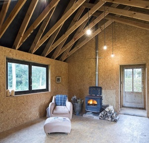 Eco friendly material log converted barn for living room - Product Image 4