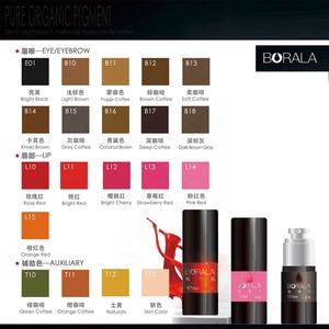 Más orgánico profesional de la tinta del tatuaje maquillaje permanente pigmento para <span class=keywords><strong>microblading</strong></span> - Product Image 2