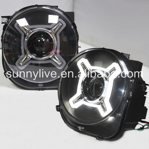 Faro a LED per <span class=keywords><strong>Jeep</strong></span> <span class=keywords><strong>Renegade</strong></span> BU 2014-2016, Alloggiamento Nero SN - Product Image 1