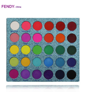 <span class=keywords><strong>Palette</strong></span> de fards à paupières scintillants bleus, magnifique, meilleure formule, 30 couleurs - Product Image 4