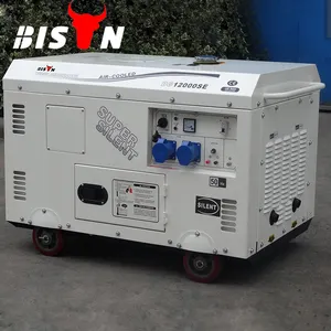 ביזון (סין) 10kw 11kw 12kw 13kw מים מקורר דיזל מונע כוח מחולל סט נייד