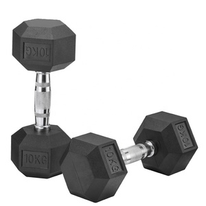 Haltères hexagonaux en caoutchouc noir bon marché pour la <span class=keywords><strong>salle</strong></span> <span class=keywords><strong>de</strong></span> <span class=keywords><strong>sport</strong></span>, équipement <span class=keywords><strong>de</strong></span> gym Pilot Sports, haltères hexagonaux en caoutchouc pour usage en <span class=keywords><strong>salle</strong></span> <span class=keywords><strong>de</strong></span> <span class=keywords><strong>sport</strong></span> - Product Image 2