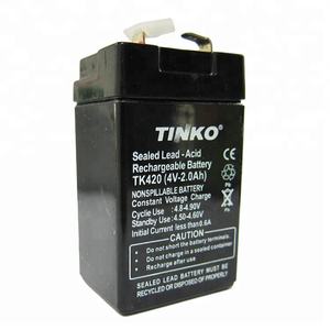 Оптовая продажа, перезаряжаемый герметичный свинцово-кислотный аккумулятор 4 в 2 Ач - Product Image 1