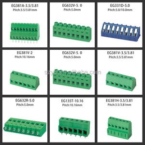 2.54mm 3.81mm 5.08mm PCB Wire SPRING Electric <strong>TERMINAL</strong> <strong>BLOCK</strong> Connector - Product Image 4