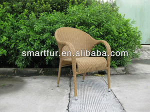 Chaise de bistrot en rotin et en plastique pour l'extérieur, le jardin, la terrasse et le balcon - Product Image 6