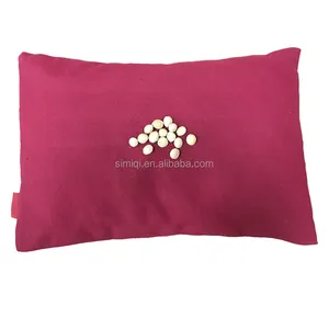 Wholesale OEM red design cotton stuff cherry stone pillow