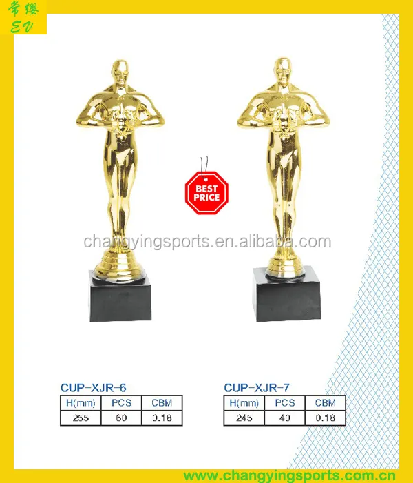 Trofeeën En Awards Plastic Oscar Standbeeld Oscar Trofee Oscar Awards XJR-6-7