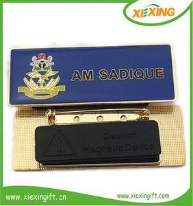 2014 nombre de <span class=keywords><strong>la</strong></span> etiqueta y el imán de metal de seguridad oficial de divisa - Product Image 1