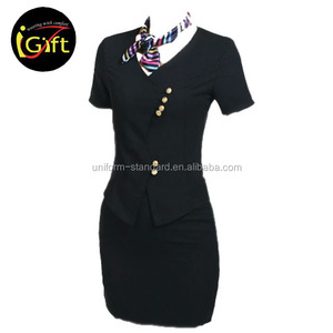 Precio competitivo para uniforme de azafata de aire completo de moda - Product Image 1