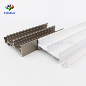 Alüminyum profiller anodize ekstrüde alüminyum sürgülü pencereler için ray - Product Image 3