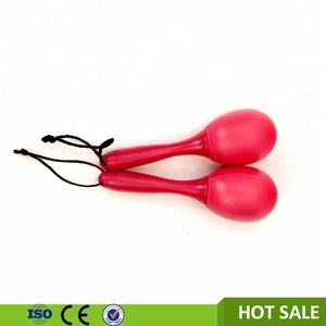 Caliente-Venta de plástico <span class=keywords><strong>mini</strong></span> bebé maracas <span class=keywords><strong>batidos</strong></span> con clave de cadena Cadena de juguete instrumento musical - Product Image 2