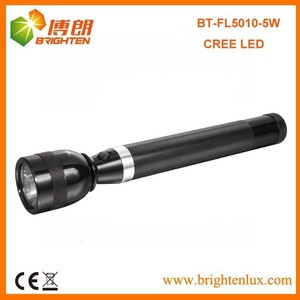 Fuente de la fábrica Heavey Metal resistente Material de XPE alta potencia 5 W policía del Cree led linternas con 3D batería - Product Image 1