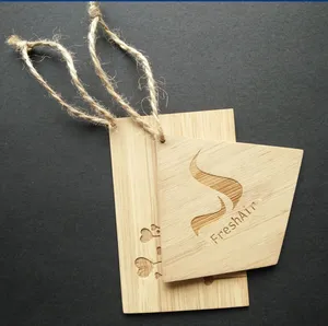 Wood And Bamboo Hang Tag Label Custom Design
