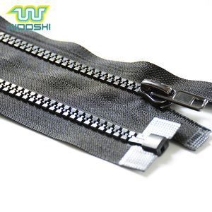 Fermeture éclair <span class=keywords><strong>Vislon</strong></span> personnalisée, prix bas, vêtements pour bébé, coton, résine, fermetures éclair personnalisées, fermetures éclair épaisses durables, fermeture éclair en plastique, 5 noires - Product Image 1