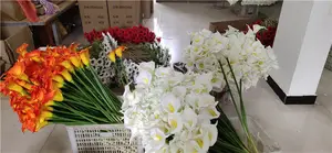 F-1498 fabrika toptan dekoratif gerçek dokunmatik yapay gelinçiceği büyük boy 70CM gelinçiceği çiçekler