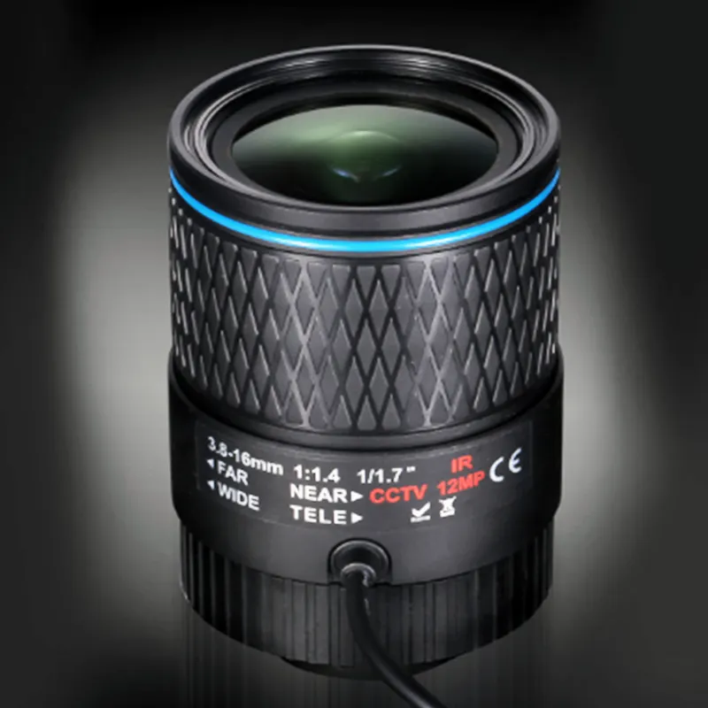 3.8-16mm 4K 1/1.7 CS Mount CCTV Lens Auto Iris Manual Focus F1.4 UHD Camera Manual Zoom lens Vari-Focal CS Lens SL-6002D.IR