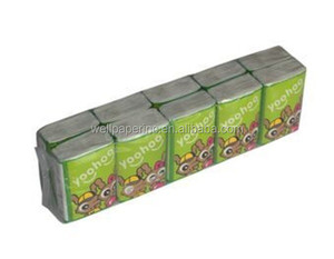 2 capas/3 capas bolsillo personalizado impreso facial paquete suave pañuelo tejido - Product Image 1