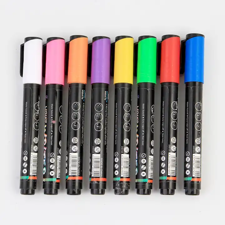 8 Color/set Liquid Chalk Erasable Highlighter Fluorescent Marker