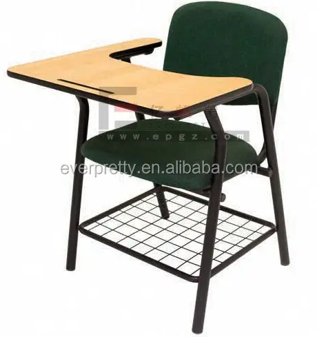 Оптовая продажа, школьная мебель, классические стулья на руку, школьные стулья с письменной доской для продажи