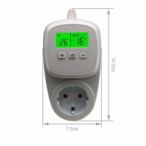 Prise thermostatique 16A pour pièce, <span class=keywords><strong>thermostat</strong></span> numérique électrique à <span class=keywords><strong>brancher</strong></span> dans la prise murale - Product Image 5