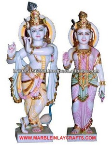 Beautiful Marble Radha Krishna Statue - Product Image 1