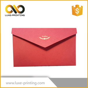 Sobre de papel de pasta química de compras en línea de tamaño pequeño rojo - Product Image 1